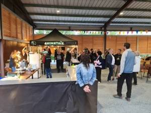 Derniers réglages à la buvette